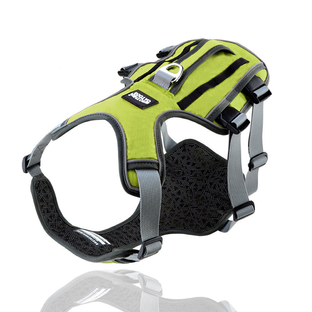 Reflective And Breathable Pet Chest Harness Vest Type Traction Rope - The Pet Supply Store 