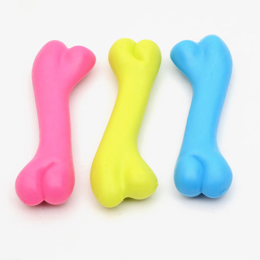 Pet Toys, Rubber Bite Resistant Toys, High Quality Dog Bone Type - The Pet Supply Store 