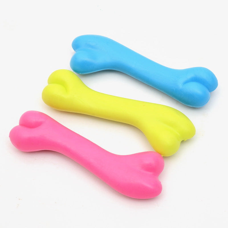 Pet Toys, Rubber Bite Resistant Toys, High Quality Dog Bone Type - The Pet Supply Store 