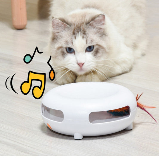 Pet Funny Cat Turntable, Cat Snacks, Food Utensils, Sound Toys - The Pet Supply Store 