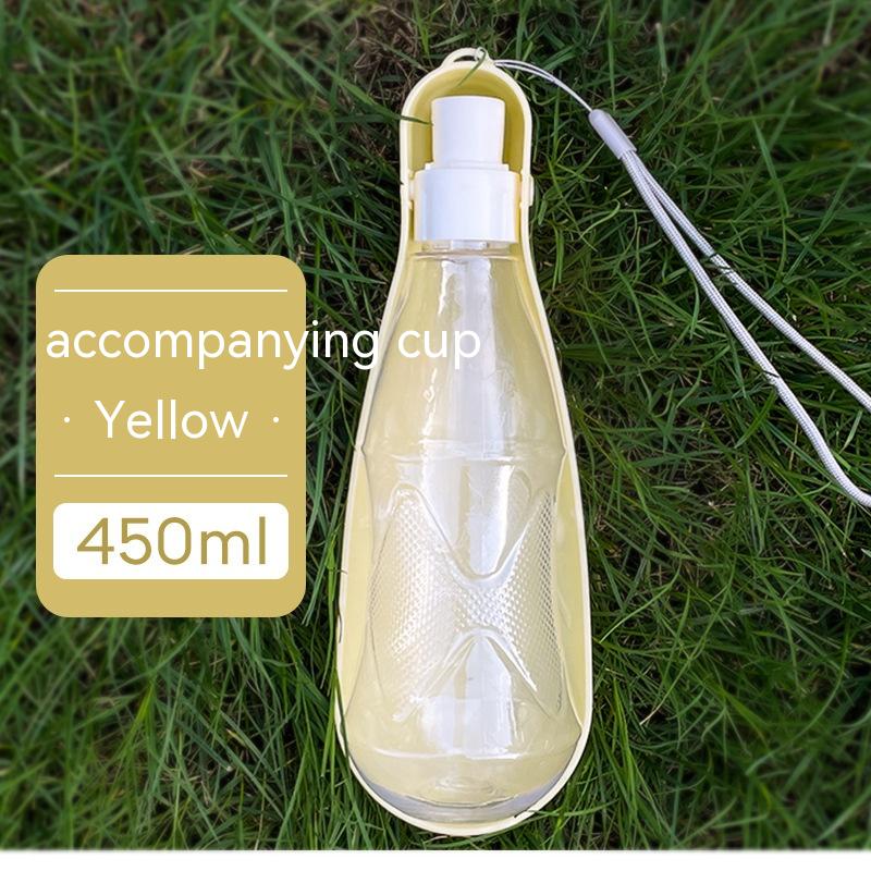 Pet Water Cup Outdoor Portable Folding Dog Water Bottle 550ml Large Capacity Medium To Large Dog Drinking Bottle - The Pet Supply Store 