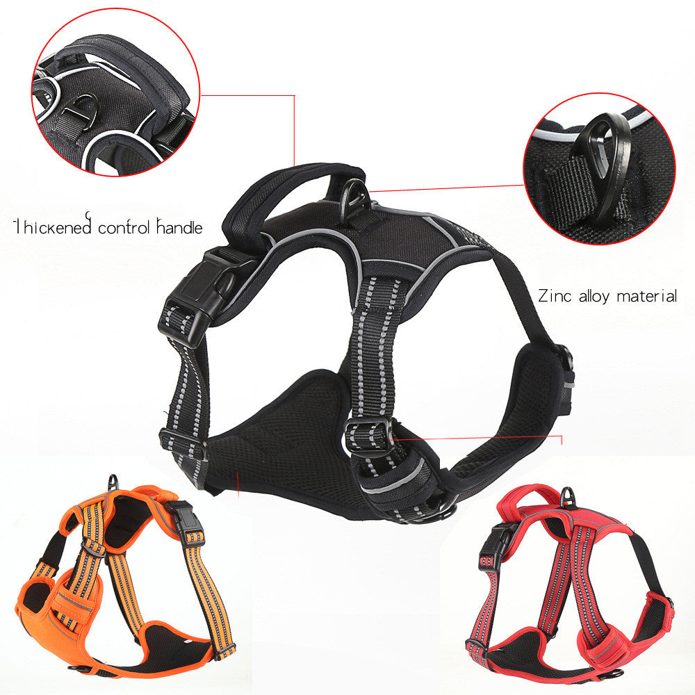 Dog Harness No Pull Breathable Reflective Pet Harness Vest - The Pet Supply Store 