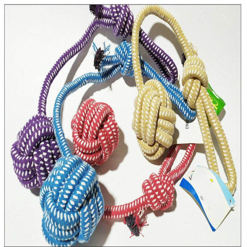 Hand - knitted dog - leash toys - The Pet Supply Store 