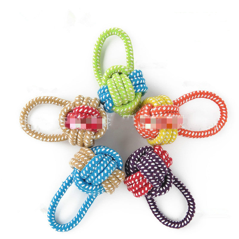 Hand - knitted dog - leash toys - The Pet Supply Store 