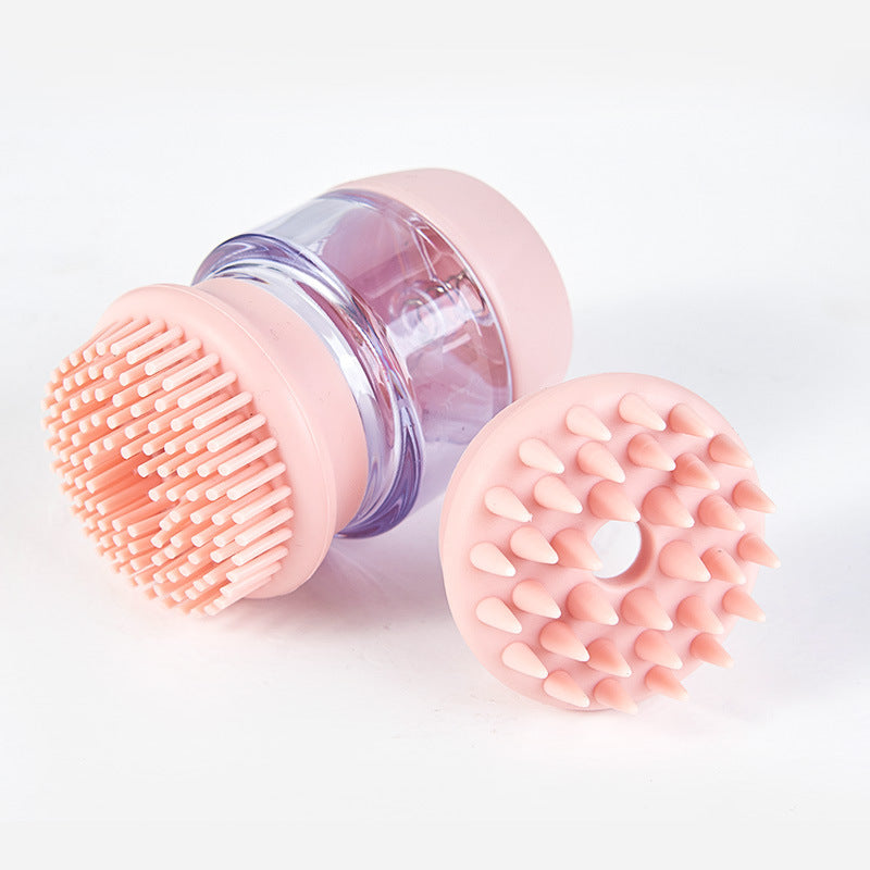 Pet Bath Brush Silicone Massage Clean Beauty Comb Brush - The Pet Supply Store 