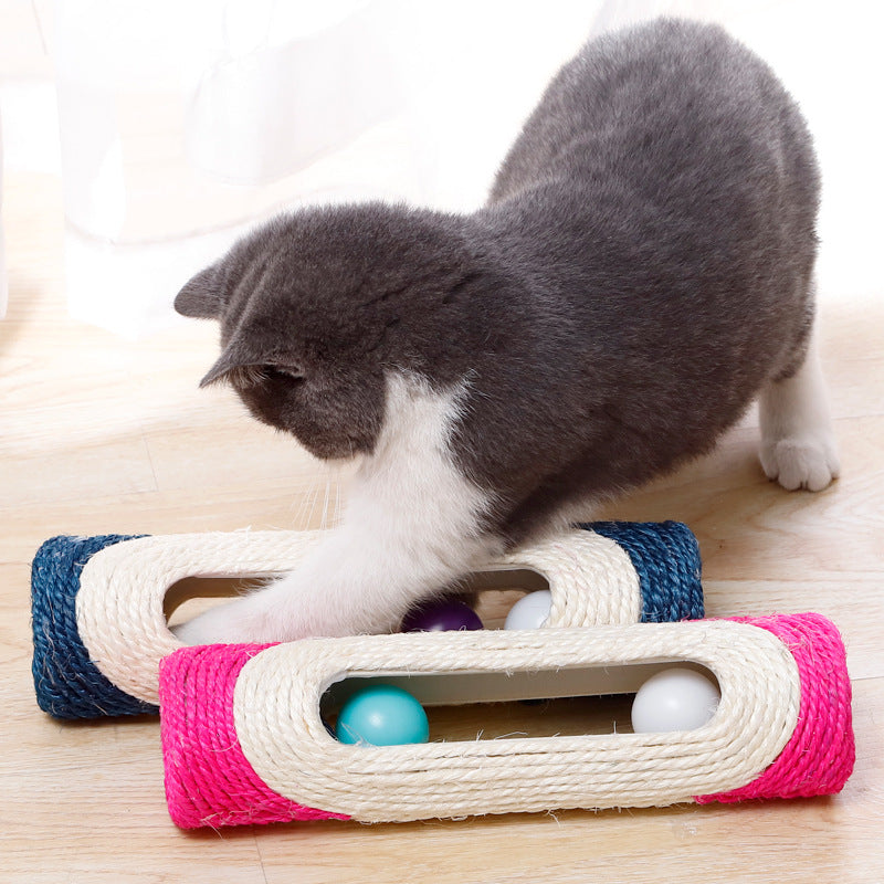 Long Sisal Drum Cat Toys Three - The Pet Supply Store 