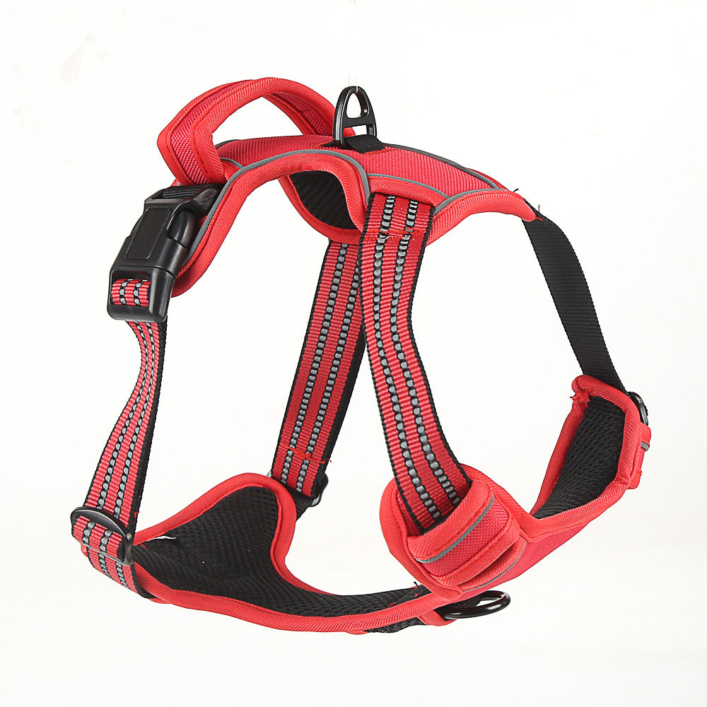 Dog Harness No Pull Breathable Reflective Pet Harness Vest - The Pet Supply Store 