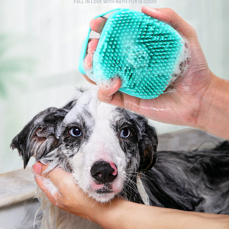 Pet silicone massage bath brush - The Pet Supply Store 