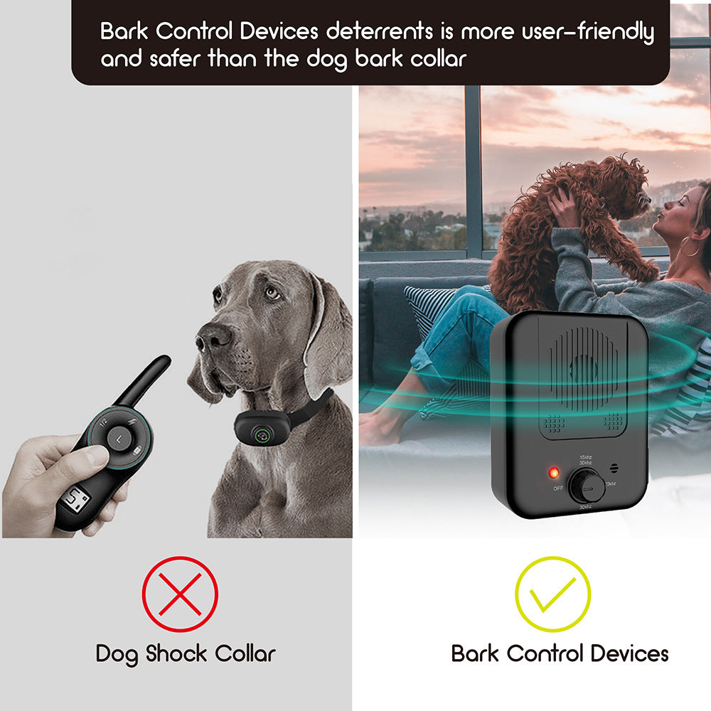 Pets Dog Anti Barking Device Pet Dog Ultrasonic Anti Barking Collars Repeller Outdoor Dogs Stop No Bark Control Training Device Supplies - The Pet Supply Store 