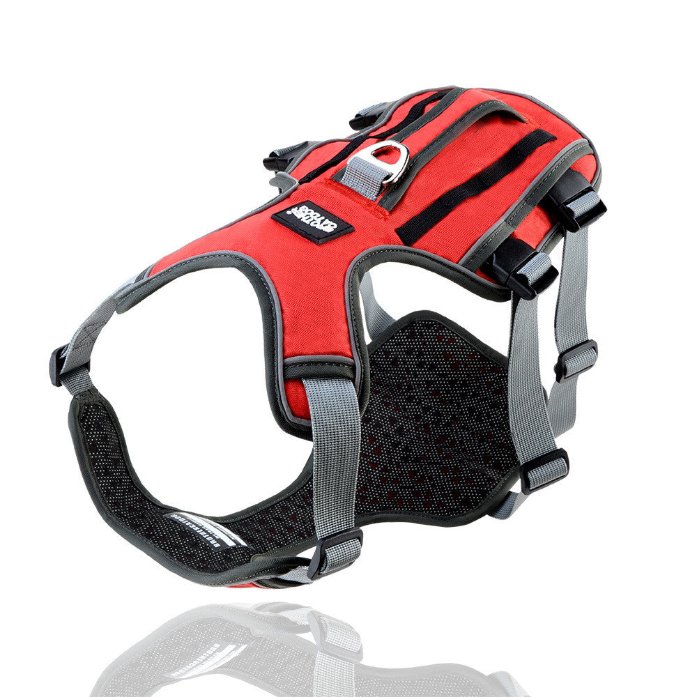 Reflective And Breathable Pet Chest Harness Vest Type Traction Rope - The Pet Supply Store 