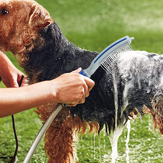 Pet Bath Brush Shower With Water Hose - The Pet Supply Store 