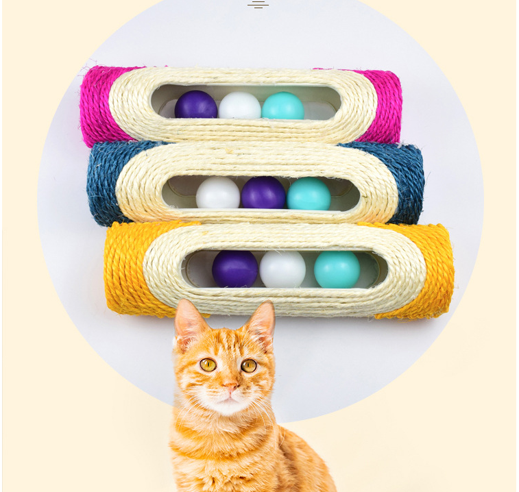 Long Sisal Drum Cat Toys Three - The Pet Supply Store 