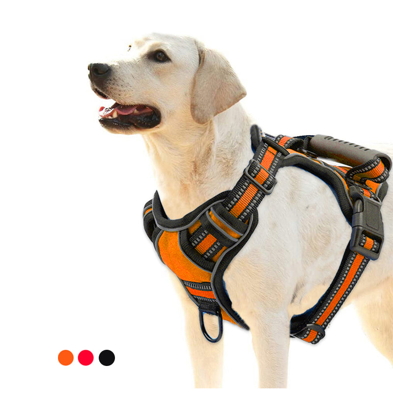 Dog Harness No Pull Breathable Reflective Pet Harness Vest - The Pet Supply Store 