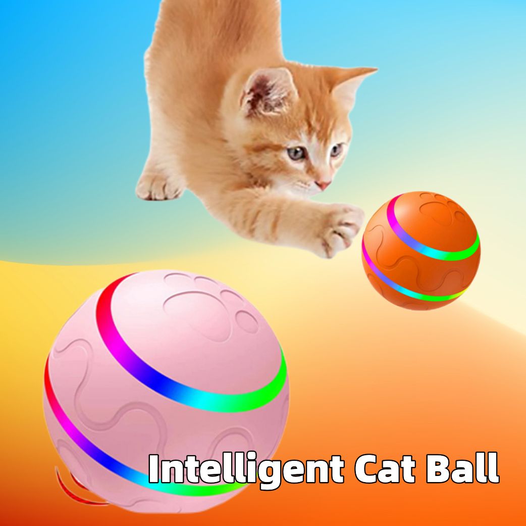 Pet New Cat Wicked Ball Toy Intelligent Ball USB Cat Toys Self Rotating Ball Automatic Rotation Ball - The Pet Supply Store 